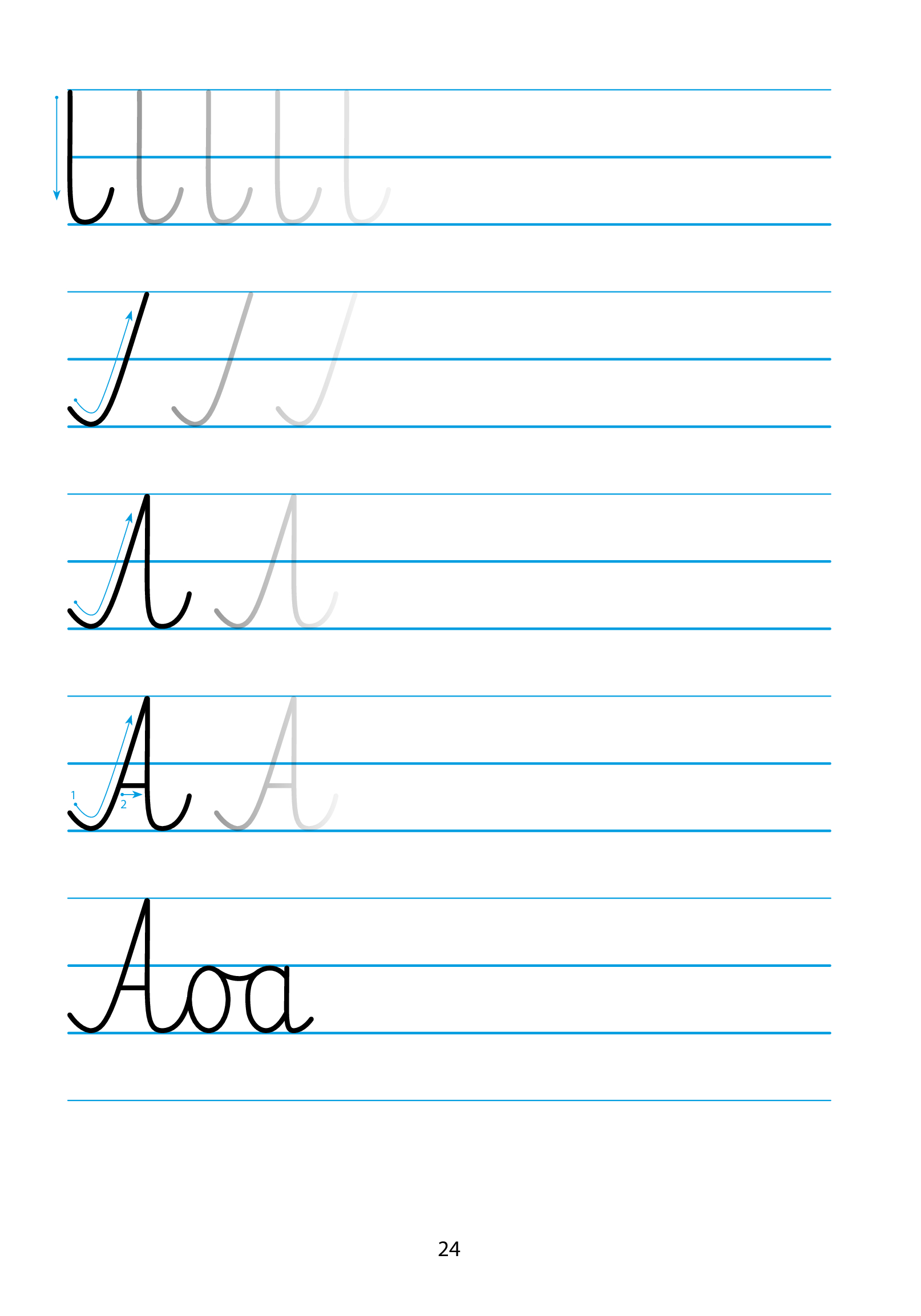 Zaczynam pisać litery